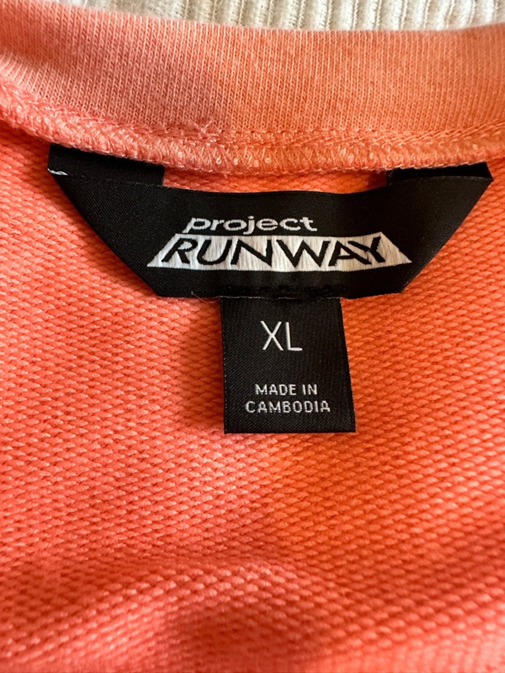 project RUNWAY Coral Ruffle Short-Sleeve Sweatshirt - Picture 2 of 8